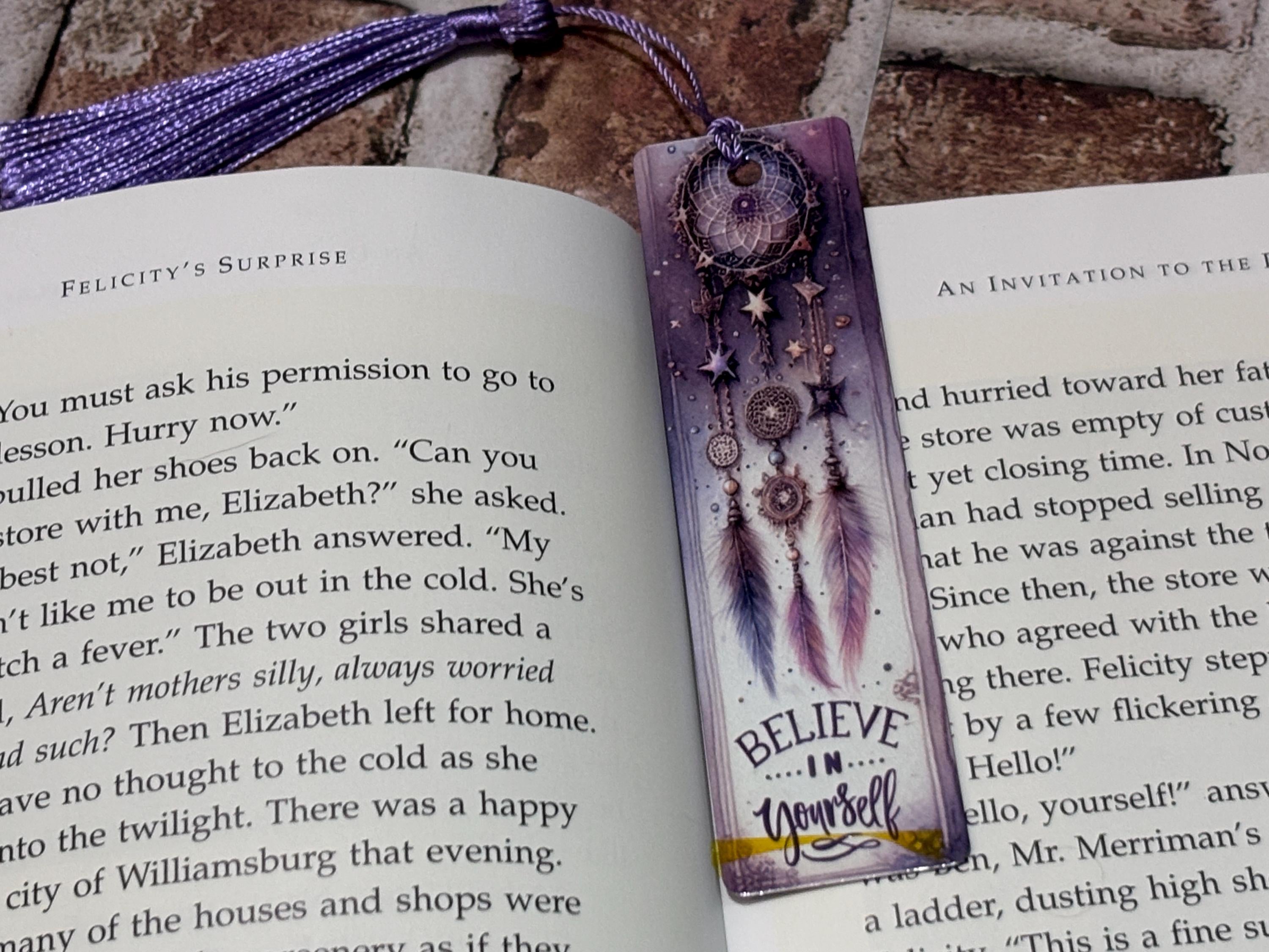 Bookmark Double Sided with Tassel Multiple Designs