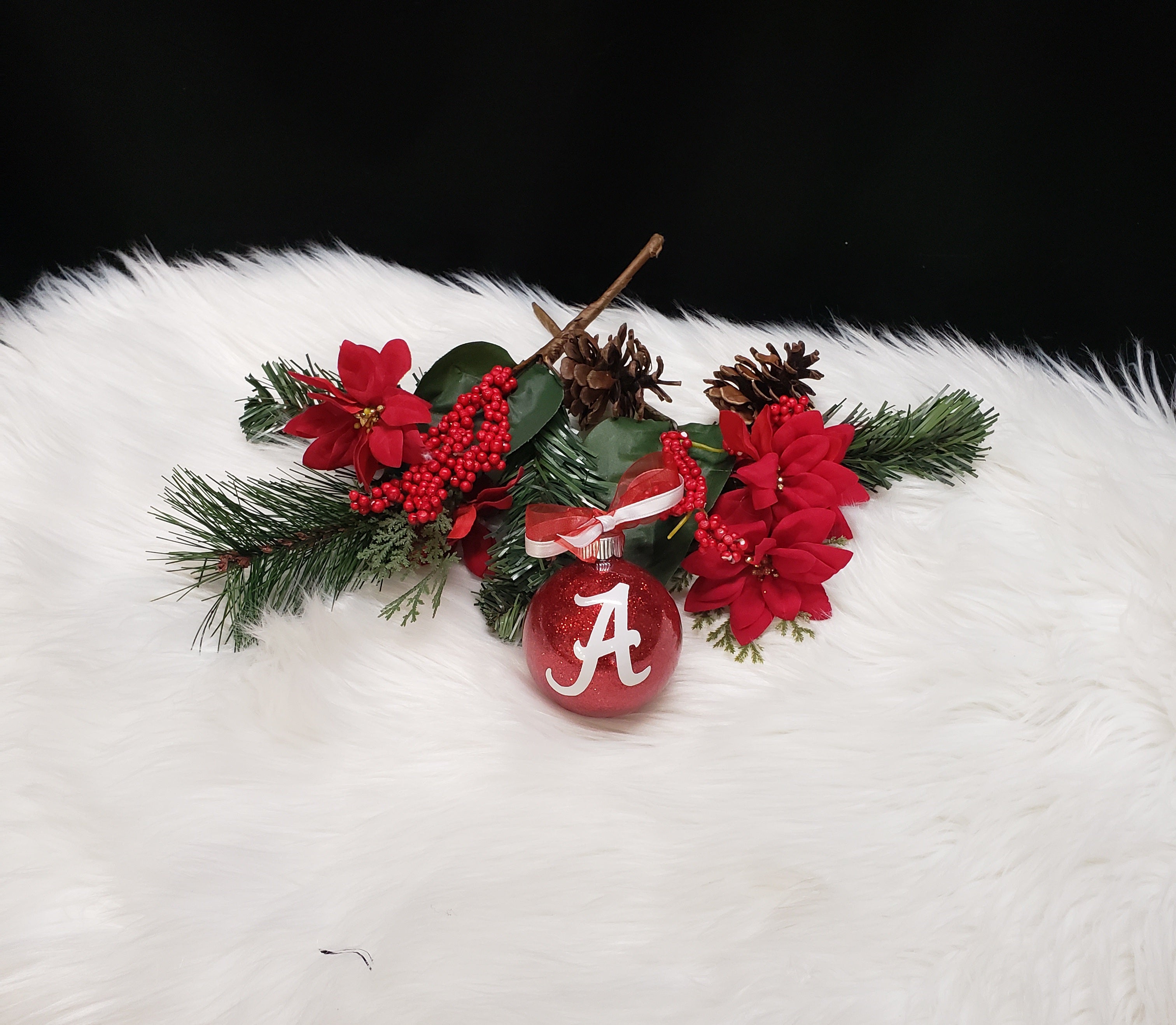 Alabama Christmas Ornament Plastic