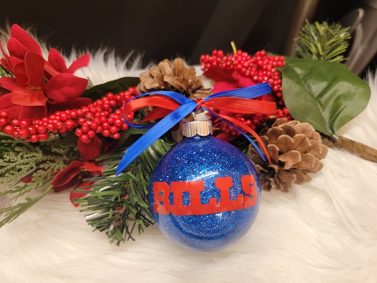 Bills Christmas Ornament Plastic