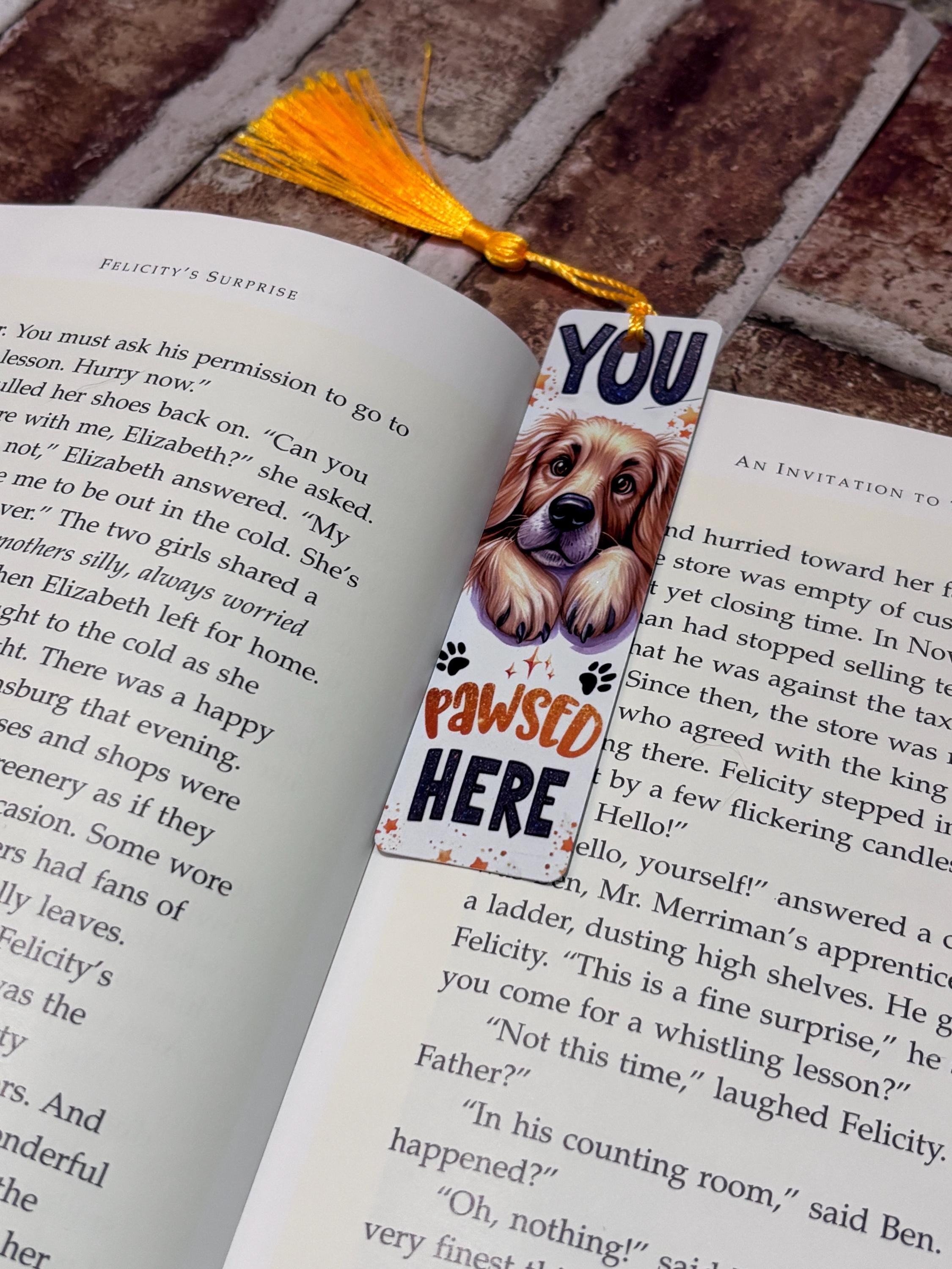 Bookmark Double Sided with Tassel Multiple Designs