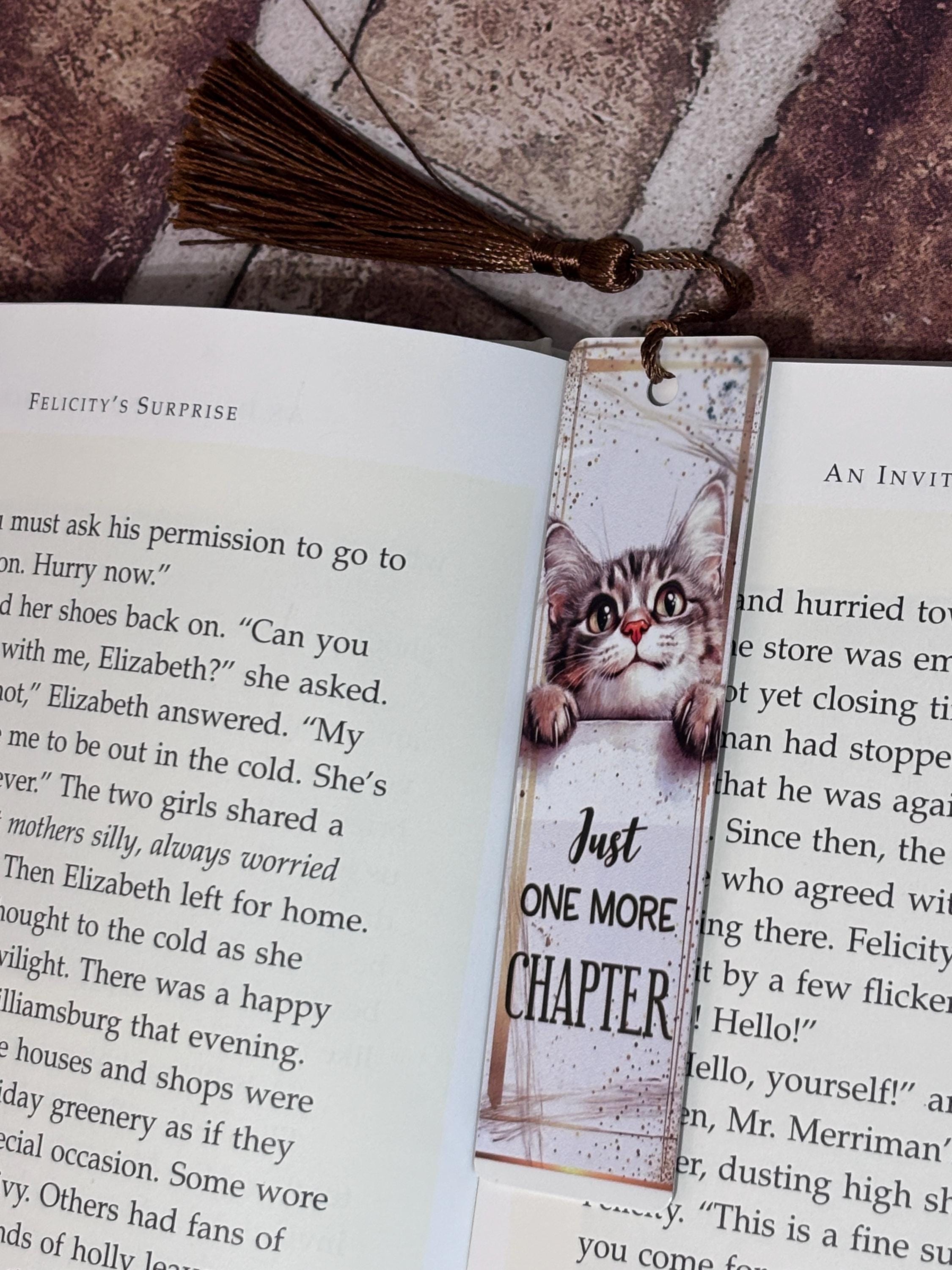 Bookmark Double Sided with Tassel Multiple Designs